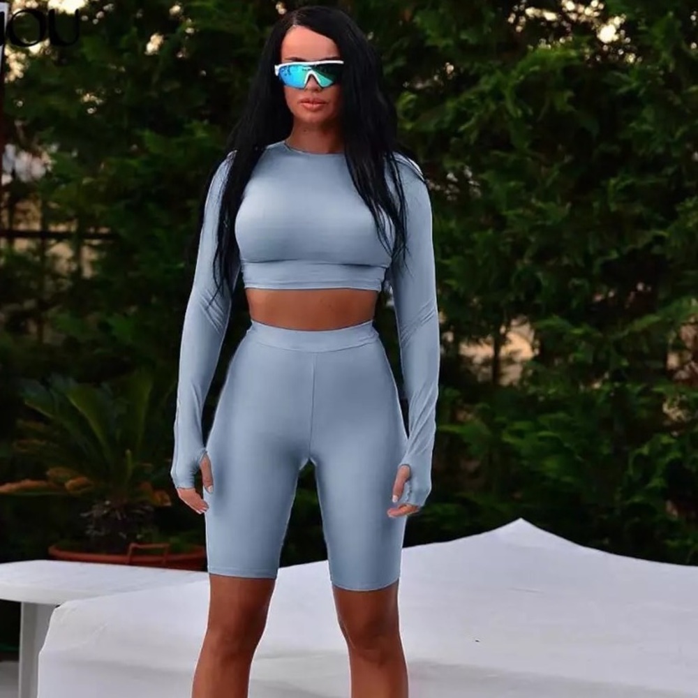 Fluorescence active wear set 2 pieces